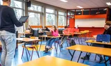 Eindexamenklas vmbo-4 van scholengemeenschap Guido in Arnhem. „Het is gewoon zwaar nu. Iedereen zit er doorheen.” 