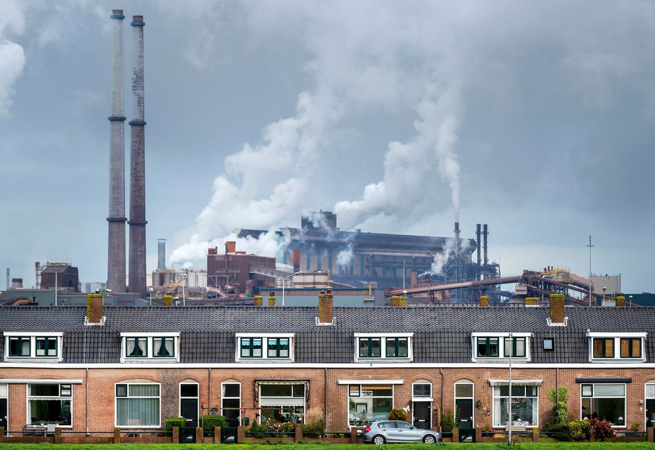 Het complex van Tata Steel in IJmuiden.