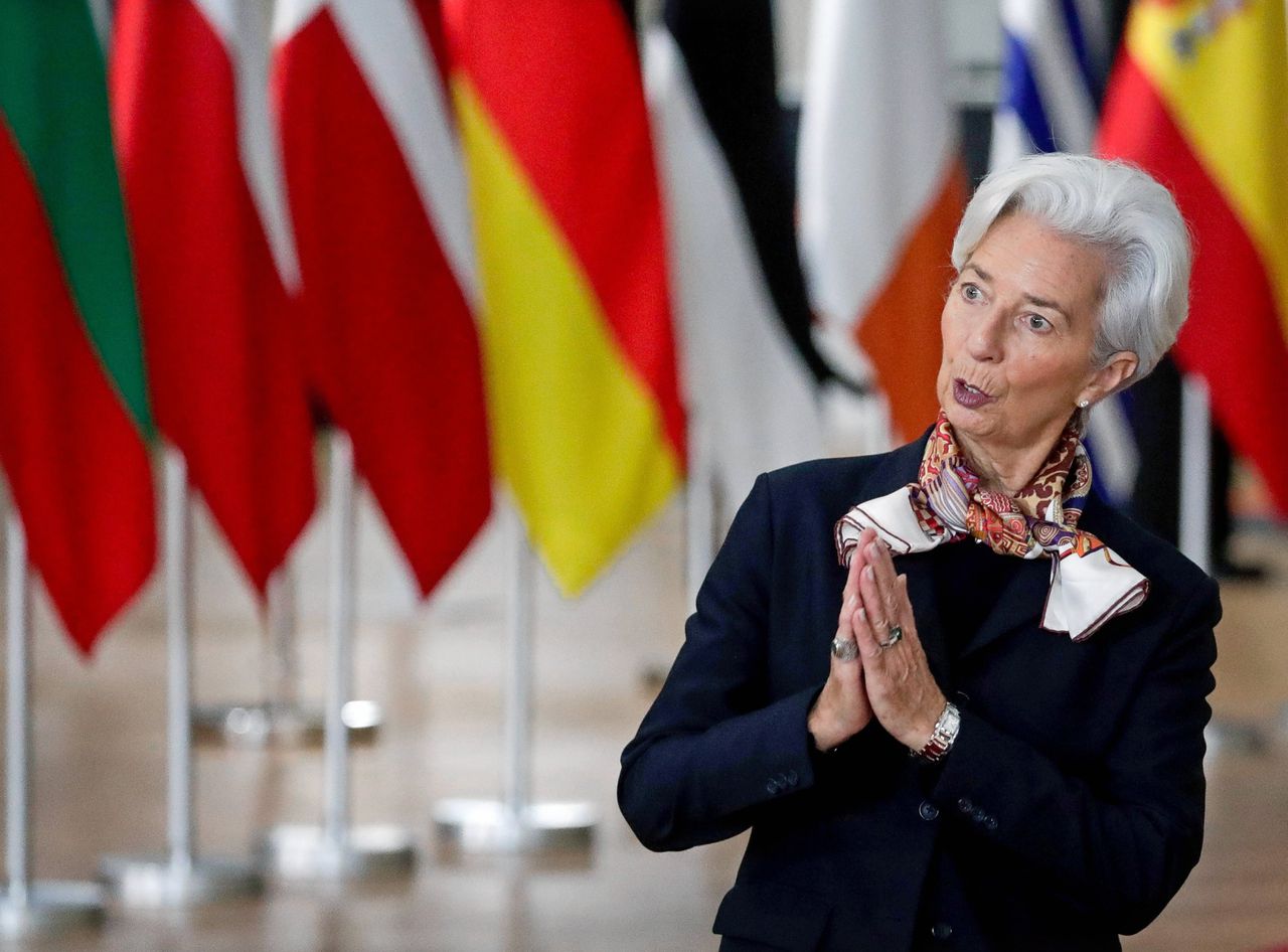 Lagarde schildert de ECB groen: heel slim 