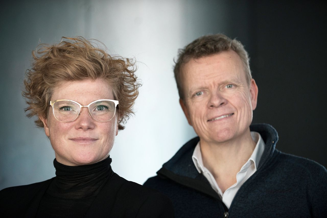 Alexandra Landré en Bas Mulder vormen samen de nieuwe leiding van het Haagse kunstcentrum Stroom