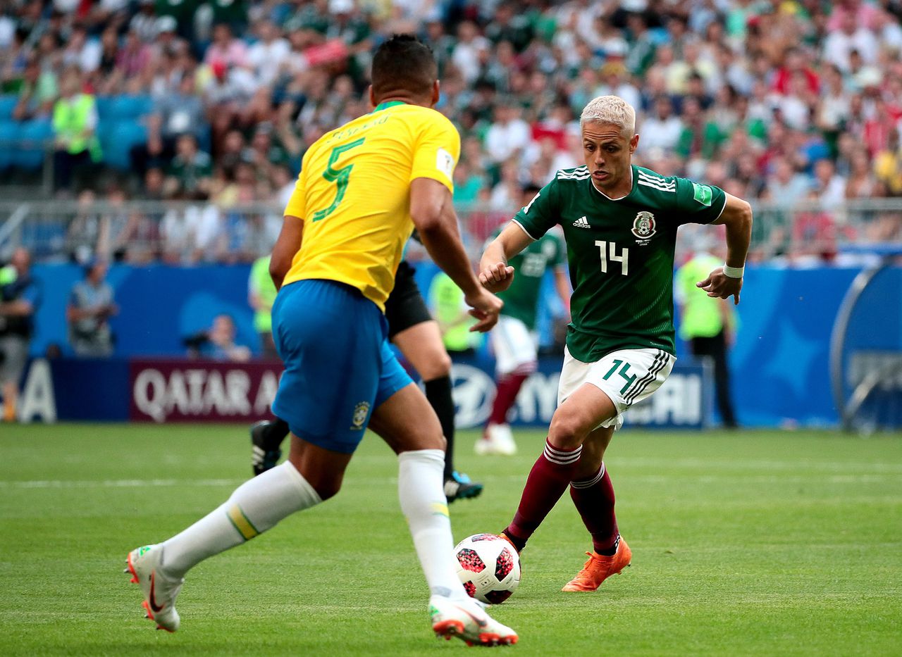 WK voetbal dag 18: Brazilië naar kwartfinale, Mexico uitgeschakeld 
