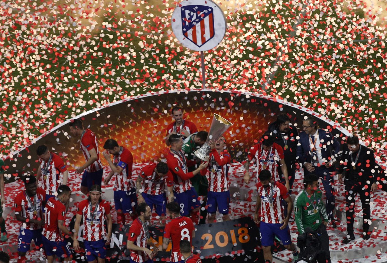 Atlético Madrid verslaat Marseille in eenzijdige Europa League-finale 