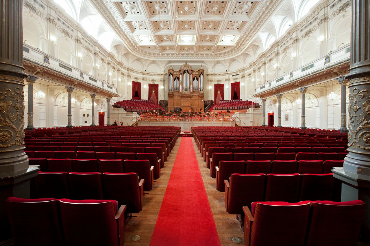 Het Concertgebouw in Amsterdam.