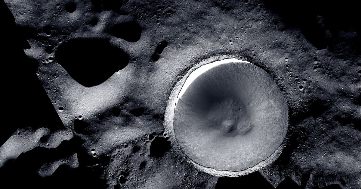 Mosaico del cratere lunare – NRC