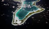 Op dit eiland, Diego Garcia, in de Indische Oceaan staat een grote Amerikaanse militaire basis. 