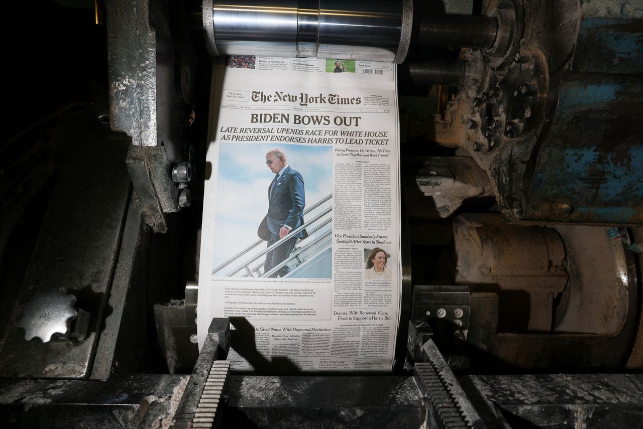 Amerikaanse kranten duiden Bidens stap opzij: Democratische gok bleek 'epische misrekening' 