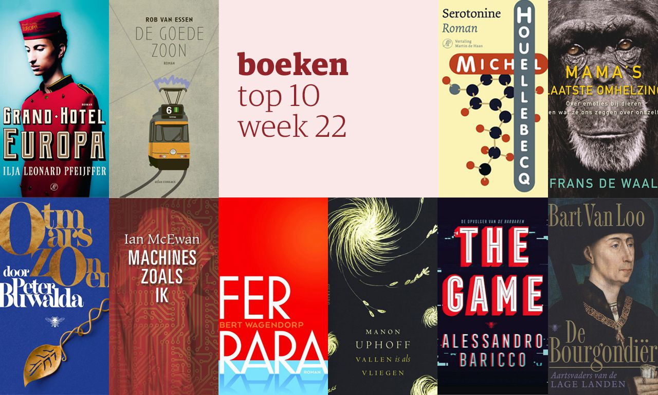 De tien bestverkochte boeken van week 22 