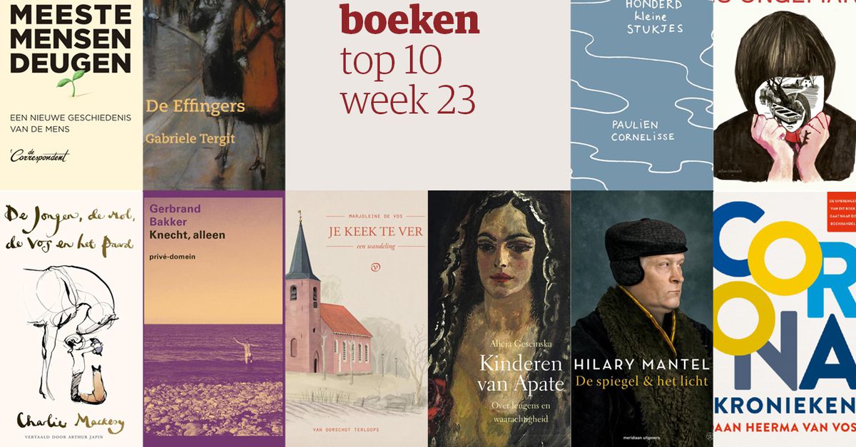 De tien bestverkochte boeken van week 23 - NRC