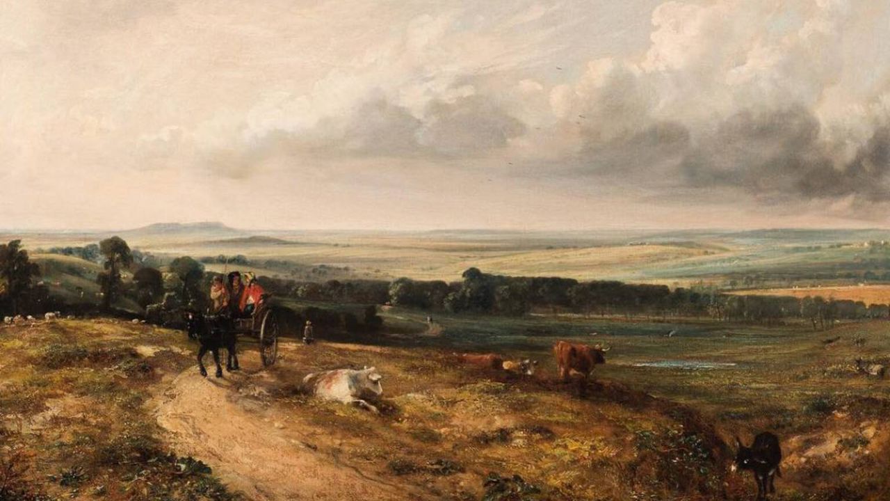 John Constable, "A View of Hampstead Heath" (1824)