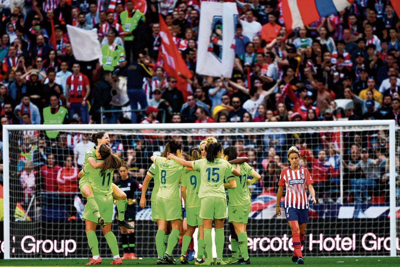 Ook in Spanje groeit de interesse voor vrouwenvoetbal 