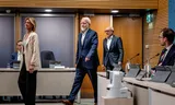 Jaap van Dissel, oud-directeur van het Centrum Infectieziektebestrijding van het RIVM, voorafgaand aan het verhoor door de parlementaire enquêtecommissie corona.