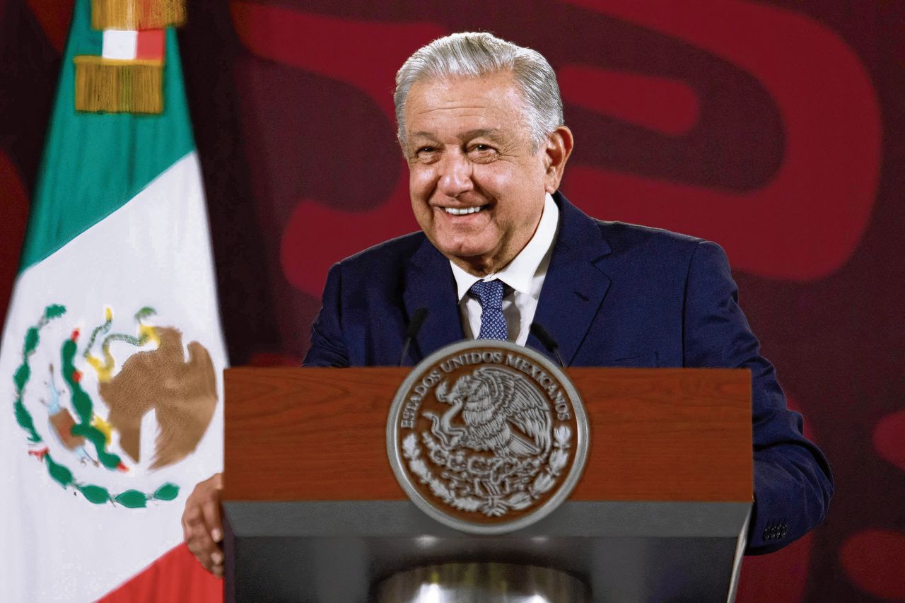 De president van Mexico laat tegenover de buitenlands pers zijn slechtste kant zien 