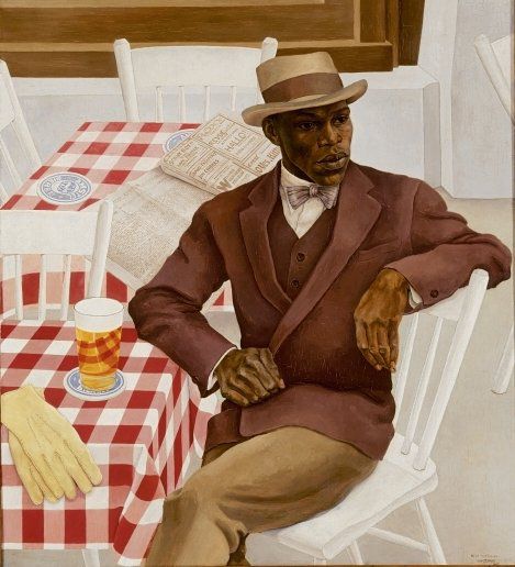 Nola Hatterman, Louis Richard Drenthe / En la terraza, 1930.