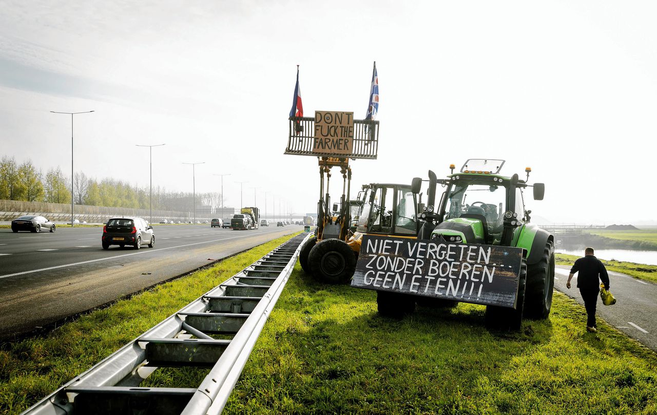 Boeren voeren in november actie tegen het stikstofbeleid van minister Carola Schouten.