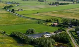 Landerijen in het Binnenveld langs de provinciegrens tussen Utrecht en Gelderland.