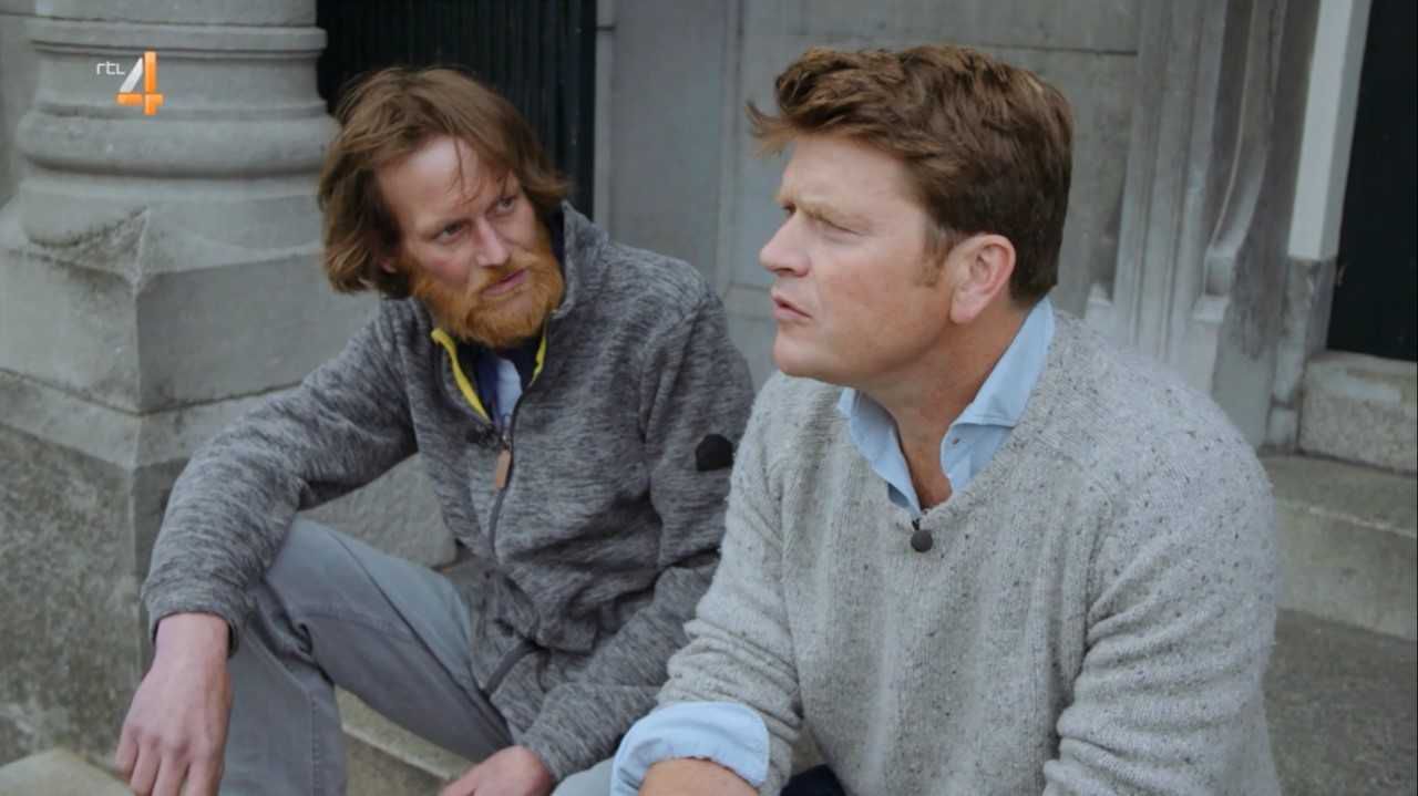 De dakloze Patrick met Beau van Erven Dorens in Het Rotterdam Project (RTL 4).