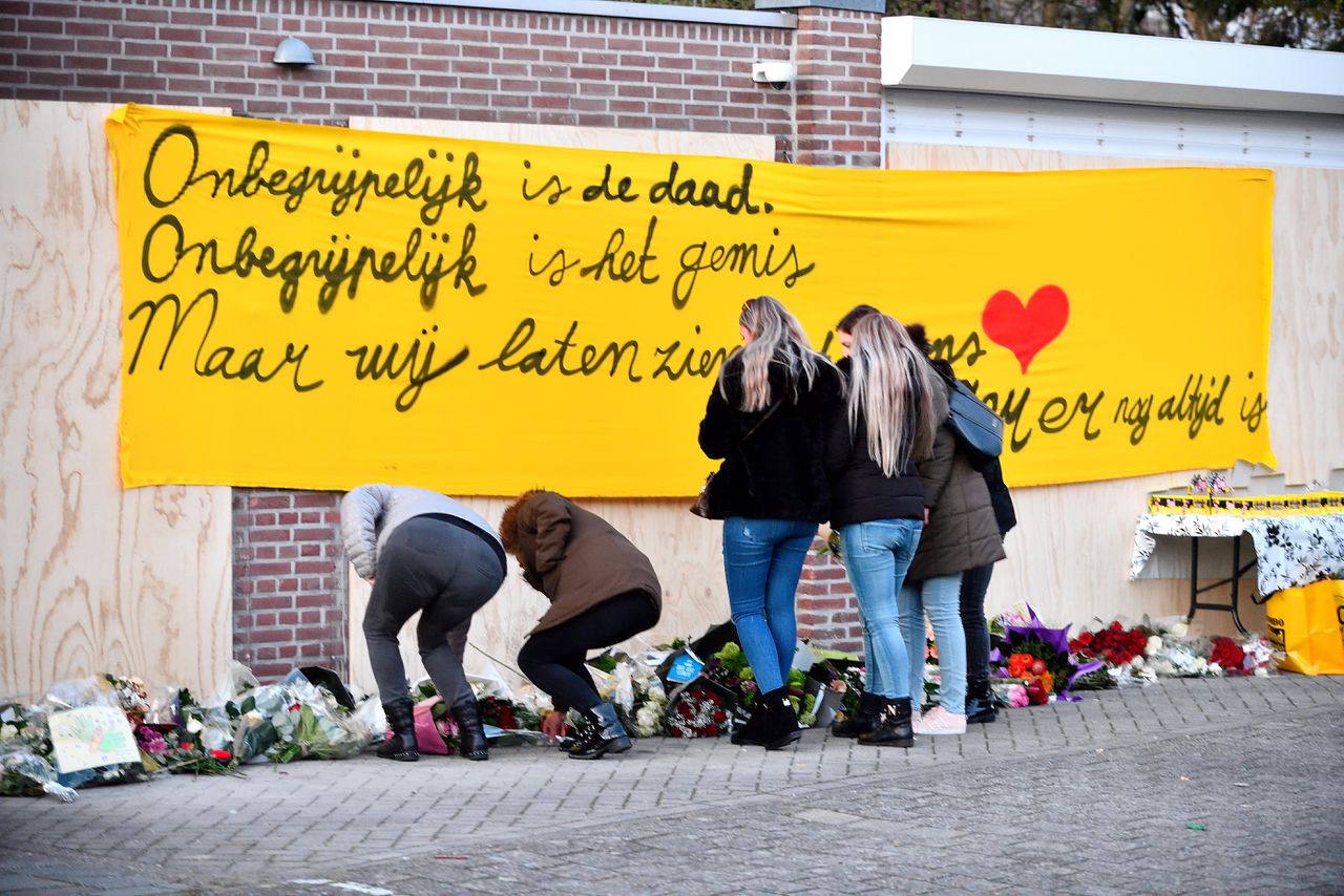 Honderden mensen kwamen bijeen in Breda om het slachtoffer te herdenken.