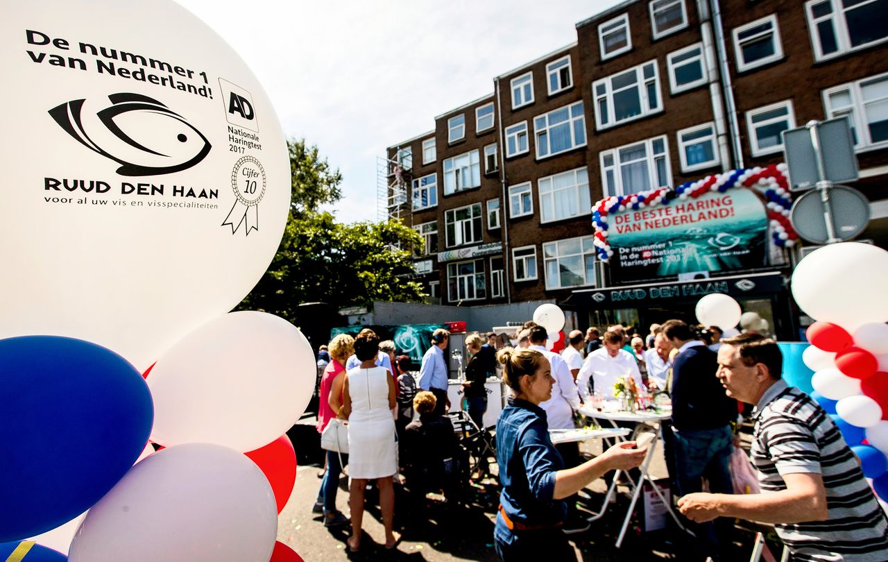 Exterieur van vishandel Ruud den Haan, winnaar van de AD Haringtest 2017.