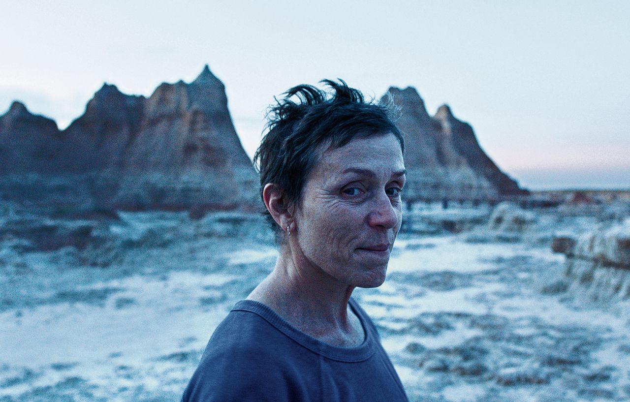 Frances McDormand in ‘Nomadland’ van Chloé Zhao.