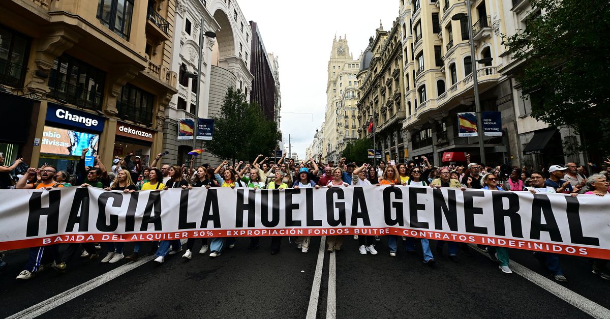 Tens of Thousands Protest Housing Crisis Across Spain