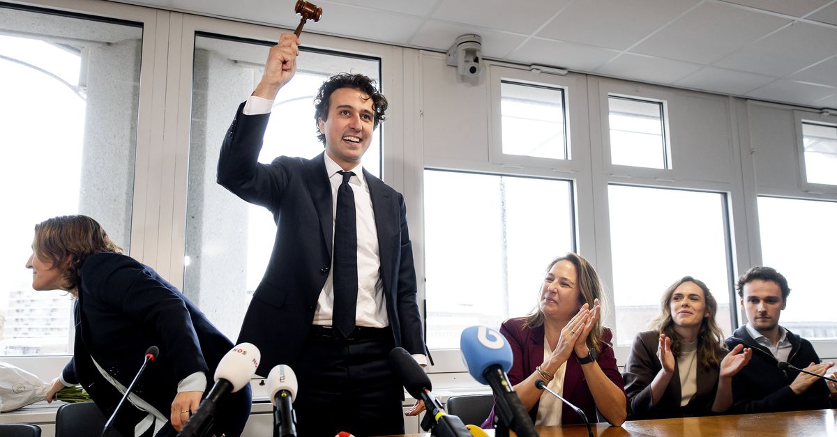 Ervaren maar niet zonder kleerscheuren: Jesse Klaver is voorlopig de nieuwe leider van GroenLinks-PvdA