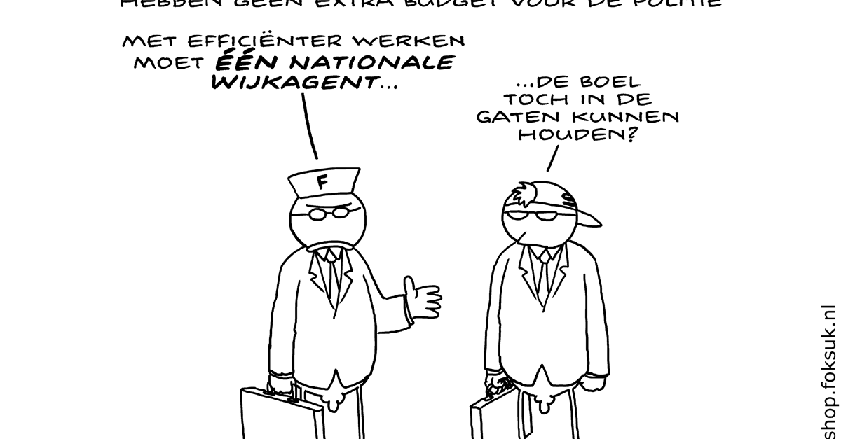 Geld voor meer politie is te vinden, buiten het zicht.