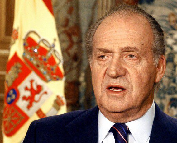 Koning Juan Carlos I van Spanje.