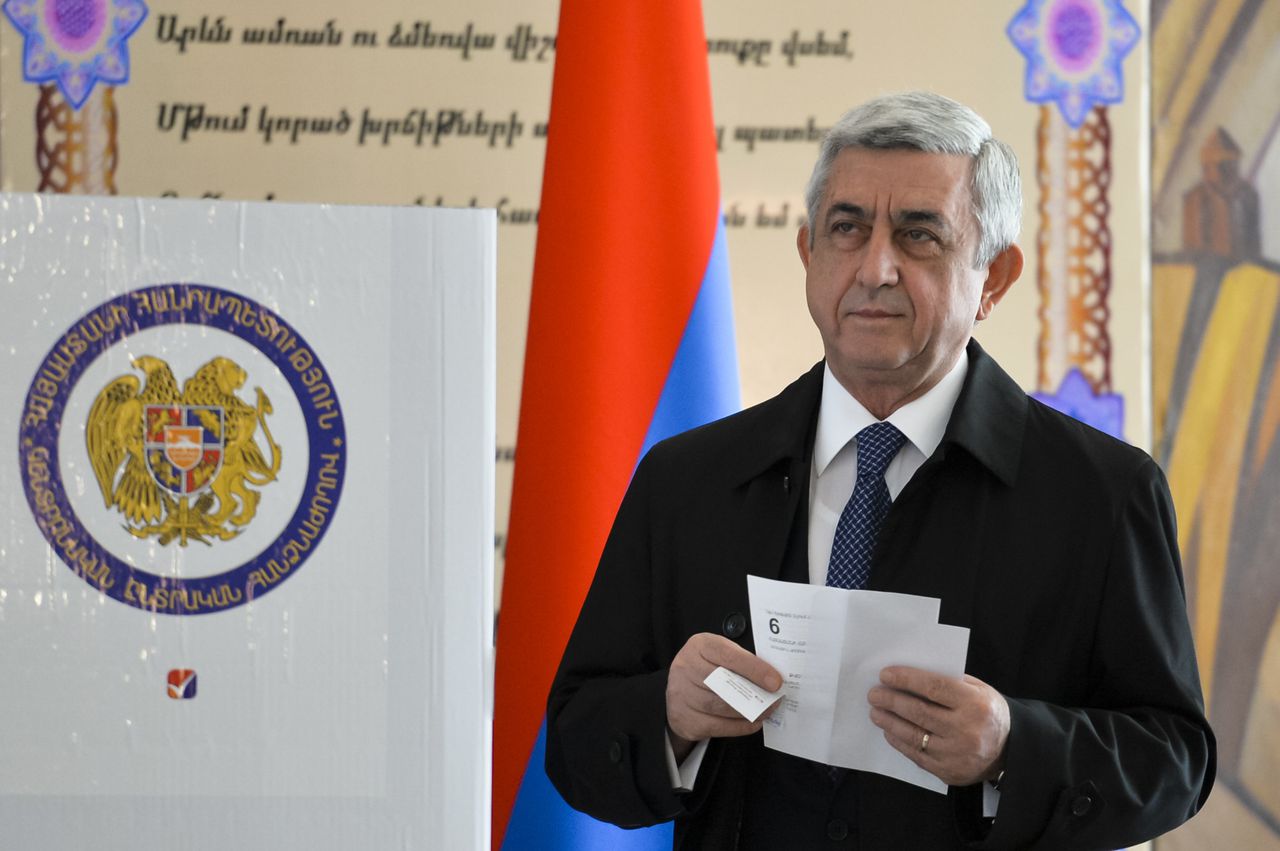 Republikeinse regeringspartij wint verkiezingen Armenië 