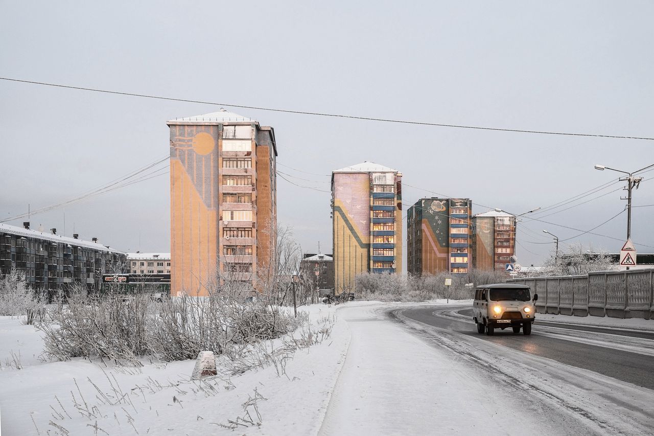 De mijnbouwstad Vorkoeta, op 160 km boven de Poolcirkel, is gebouwd op de resten van de goelag.