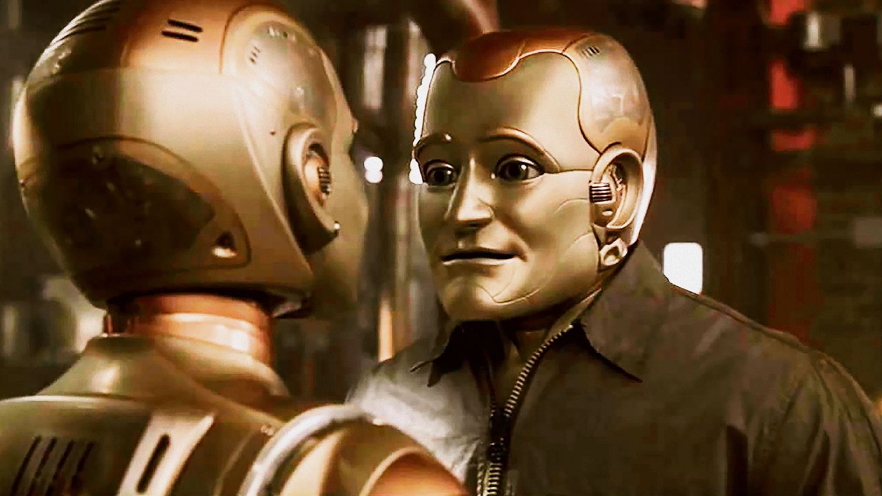 Scene uit de film ‘Bicentennial Man’, waarin een robot erkend wil worden als ‘natuurlijk persoon’.