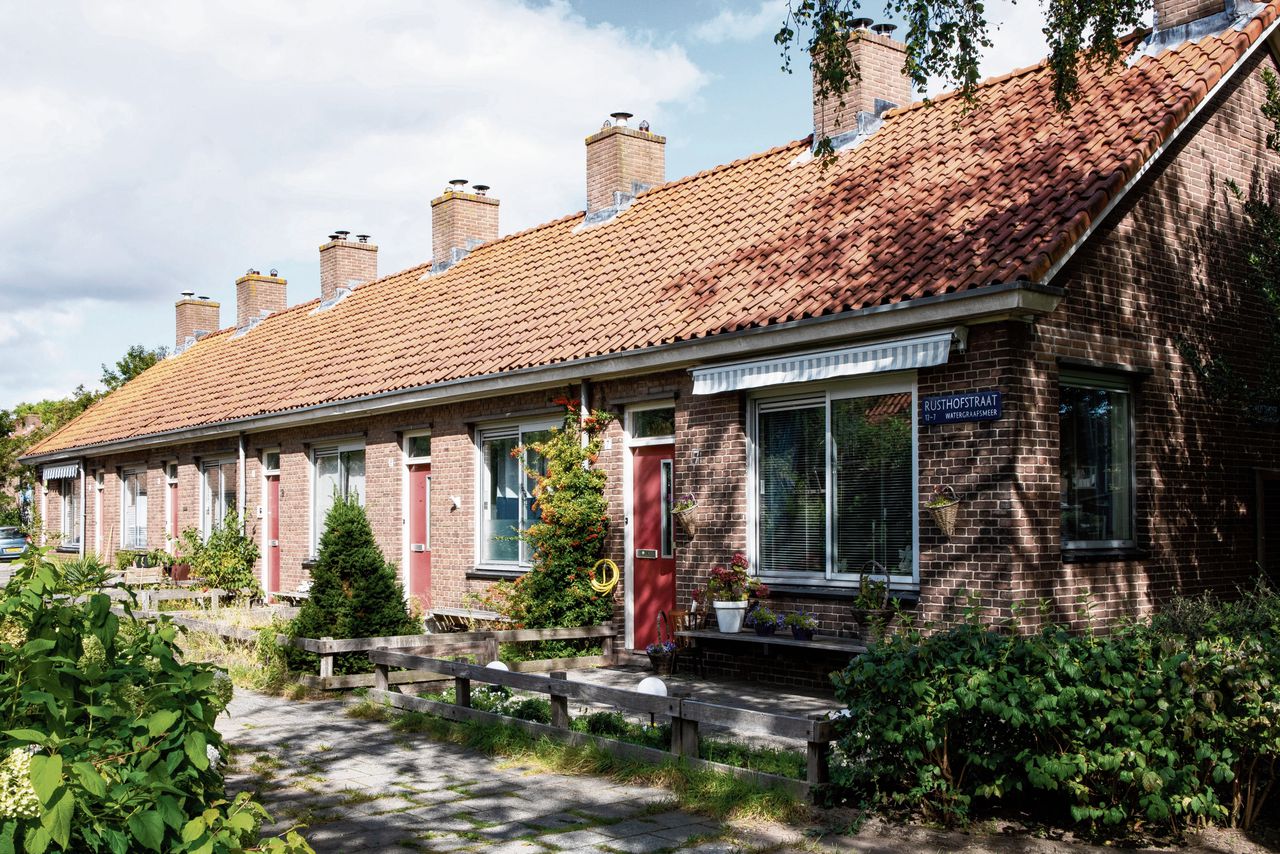 Woningen in Amsteldorp.