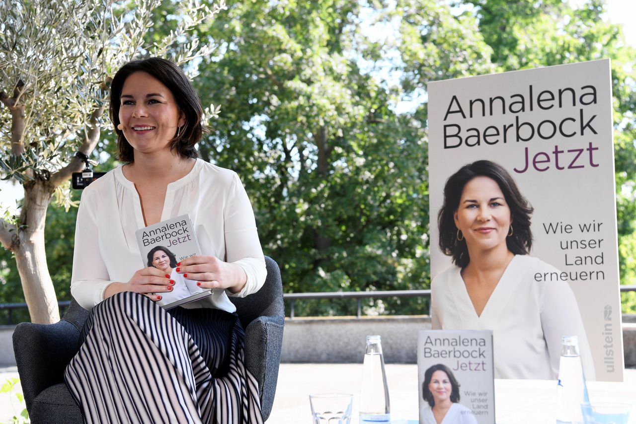 Annalena Baerbock, lijsttrekker voor de Groenen en kandidaat-kanselier.