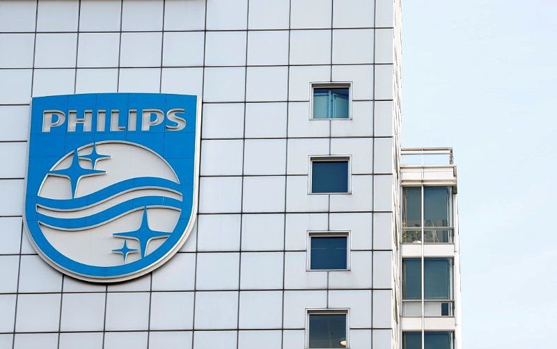 Het hoofdkantoor van Philips in Amsterdam.