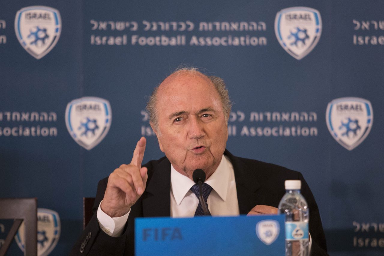 FIFA-president Sepp Blatter op archiefbeeld.
