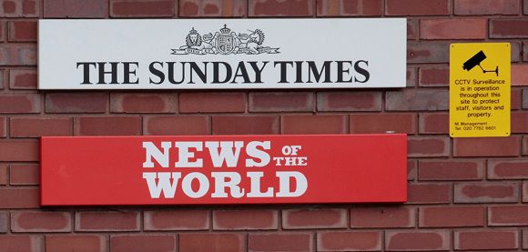 Het hoofdkantoor van News International in Londen, waar ook de Britse krant News of the World onderdeel van was. Archiefbeeld 6 juli 2011. Foto Reuters / Olivia Harris