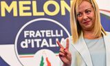 Giorgia Meloni, de leider van de radicaal-rechtse Broeders van Italië, won zondag overtuigend de verkiezingen.