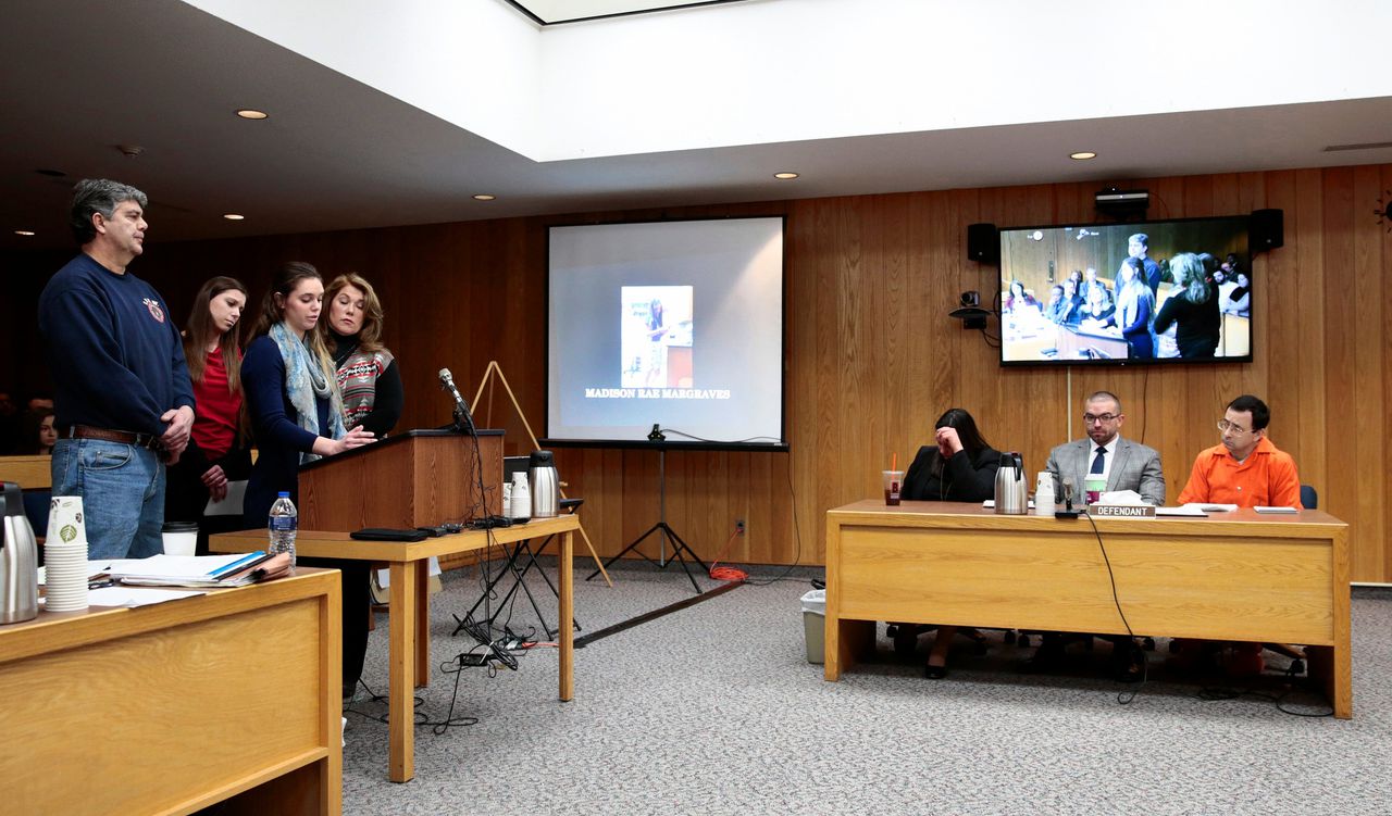 Nassar derde keer veroordeeld voor seksueel misbruik 