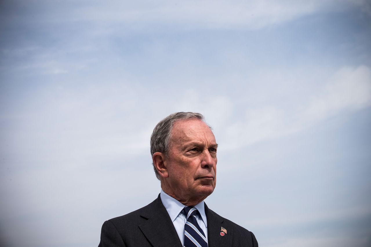 De 71-jarige Michael Bloomberg, deze week in New York.