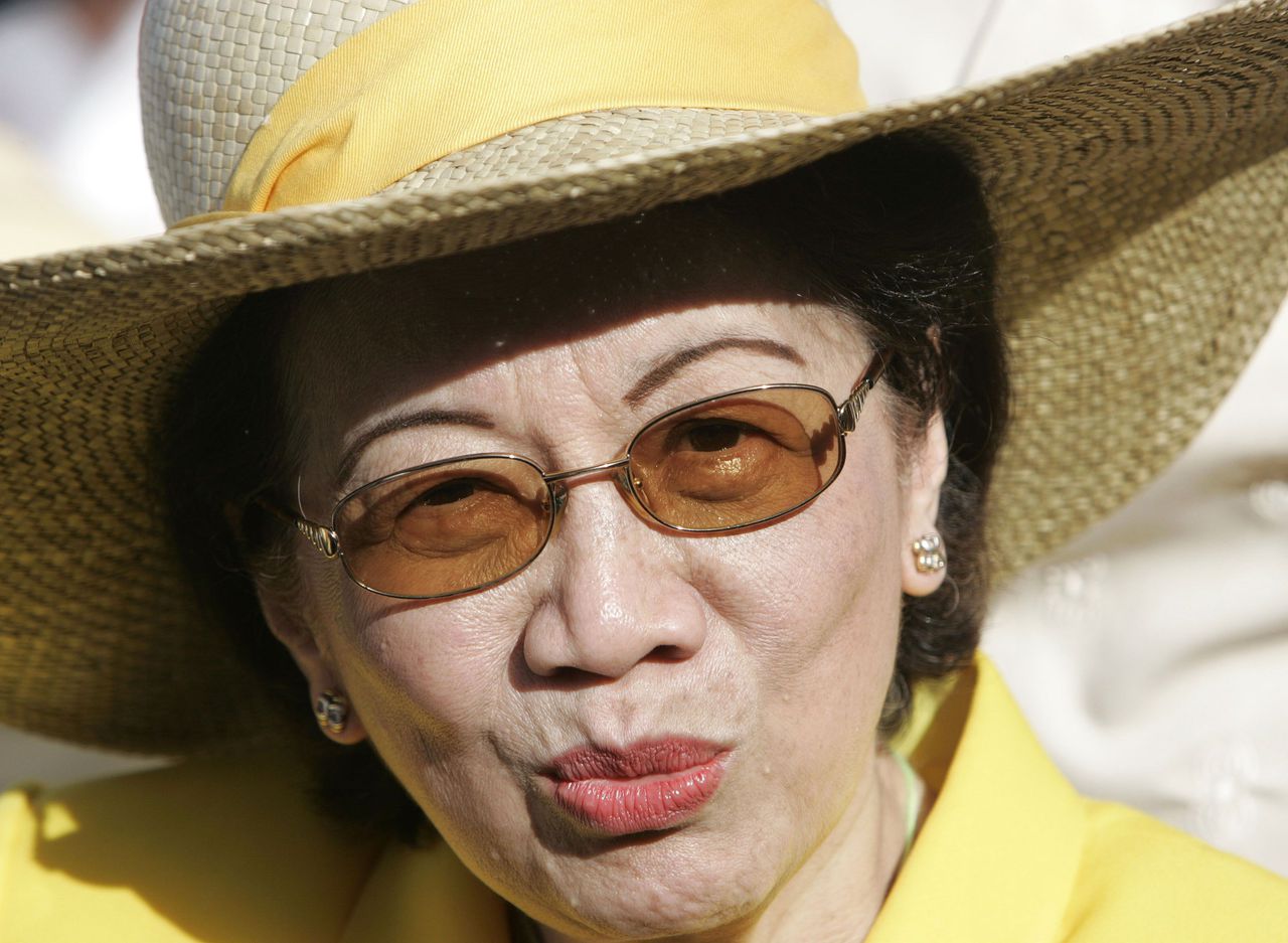 Corazon Aquino in december 2006. Foto Reuters Former Philippine President Corazon Aquino speaks to the media during a prayer rally in Manila in this December 17, 2006 file photo. Aquino, known as Cory to millions of Filipinos, has died, her family said on August 1, 2009. She was 76. REUTERS/Cheryl Ravelo/Files (PHILIPPINES POLITICS OBITUARY IMAGES OF THE DAY HEADSHOT RELIGION)