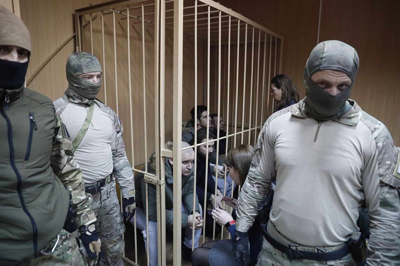 Oekraïense zeelieden zitten opgesloten en moeten voor de rechter verschijnen in Moskou.