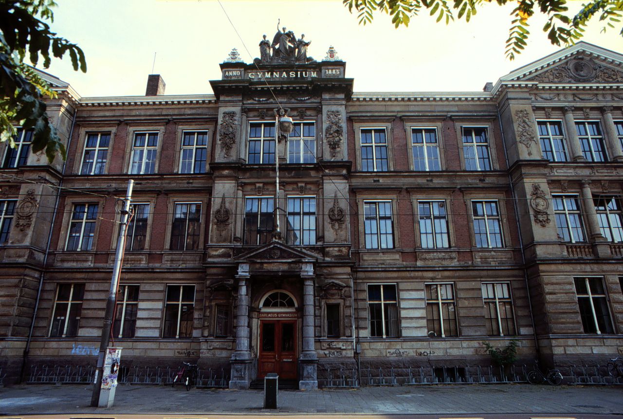 Het Barlaeus Gymnasium in Amsterdam, een van de populaire scholen.