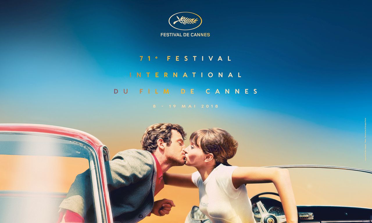 De officiële poster voor de 71ste editie van het Cannes Filmfestival.