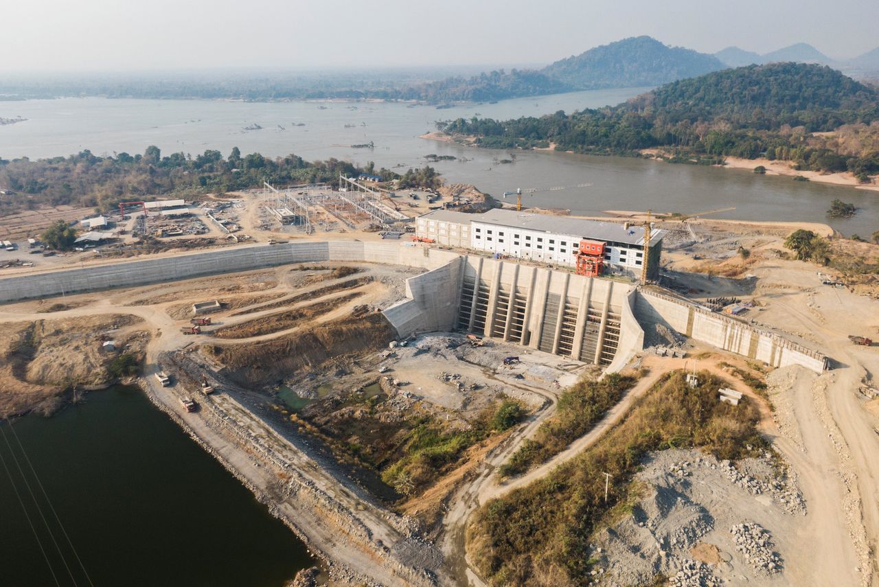 Unesco-stad Luang Prabang in gevaar door dam in de Mekongrivier 