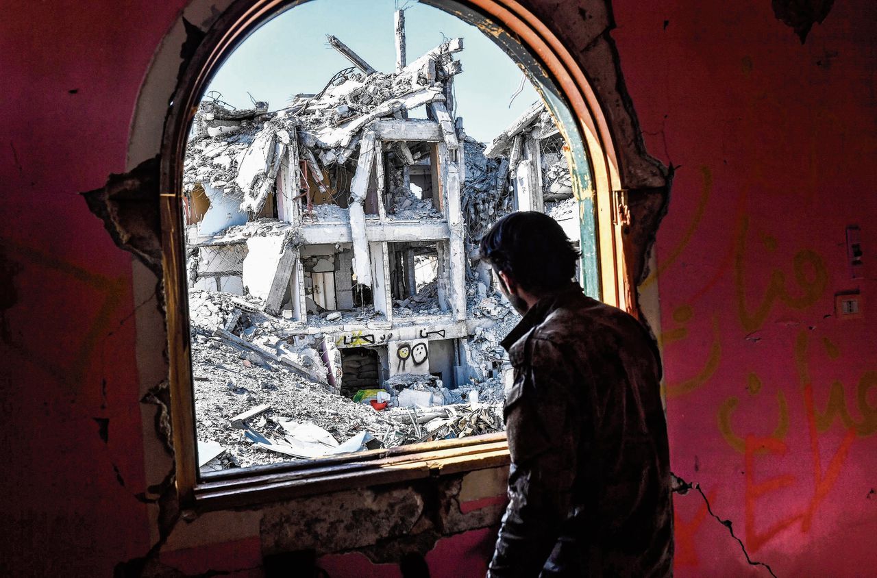 Verwoesting in Raqqa, tot deze week de ‘hoofdstad’ van het kalifaat van IS.