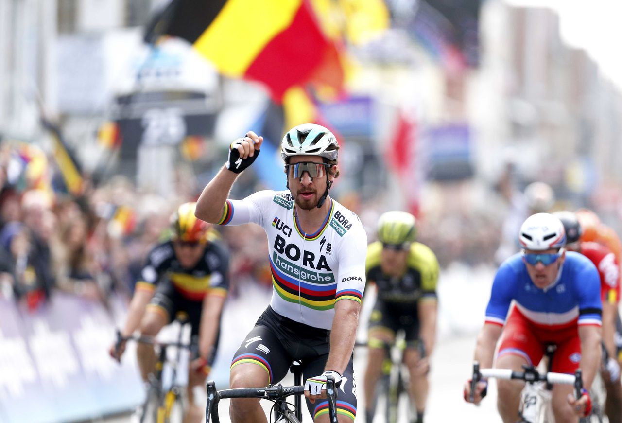 Peter Sagan wint voor de derde keer Gent-Wevelgem 