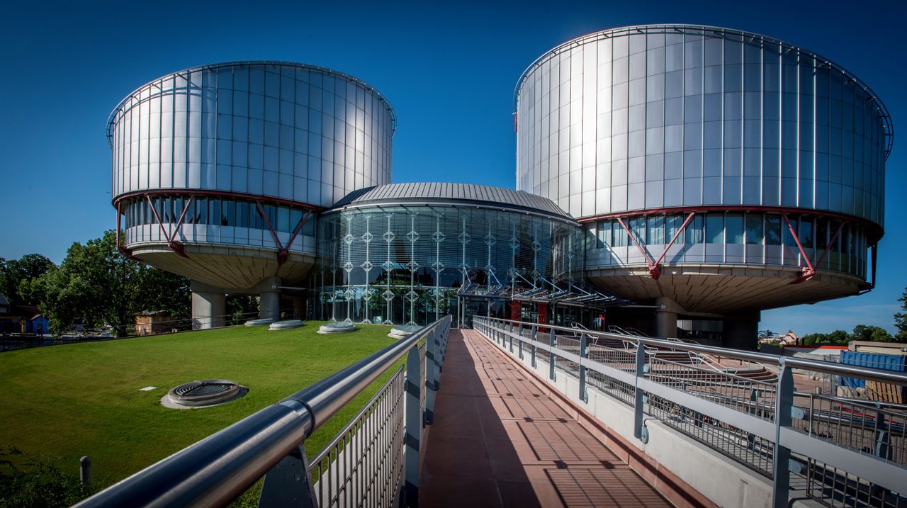 Het Europees Hof voor de Rechten van de Mens in Straatsburg.