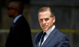 Hunter Biden, zoon van de Amerikaanse president Joe Biden, verlaat in juli een rechtbank in Wilmington, in de staat Delaware.
