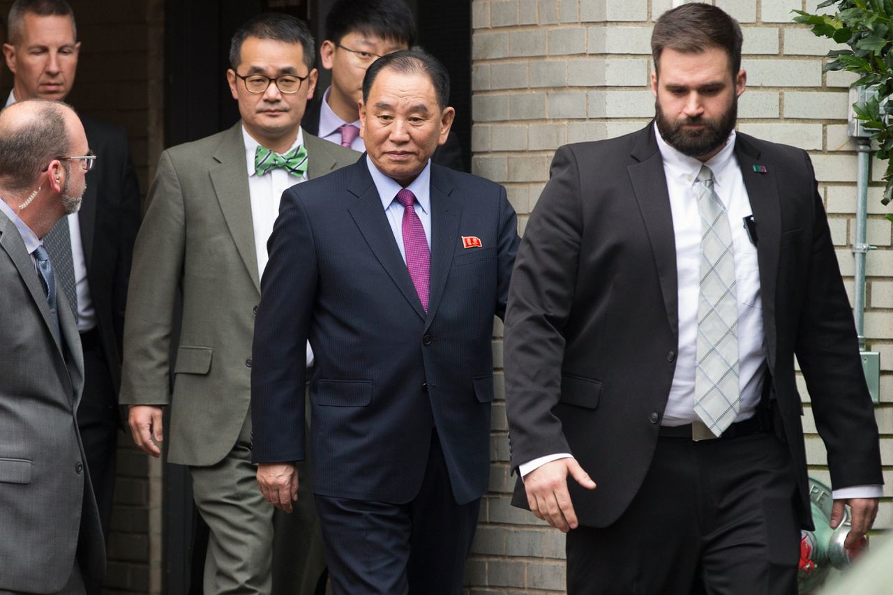De Noord-Koreaanse onderhandelaar Kim Yong-chol bracht vrijdag een bezoek aan Washington.