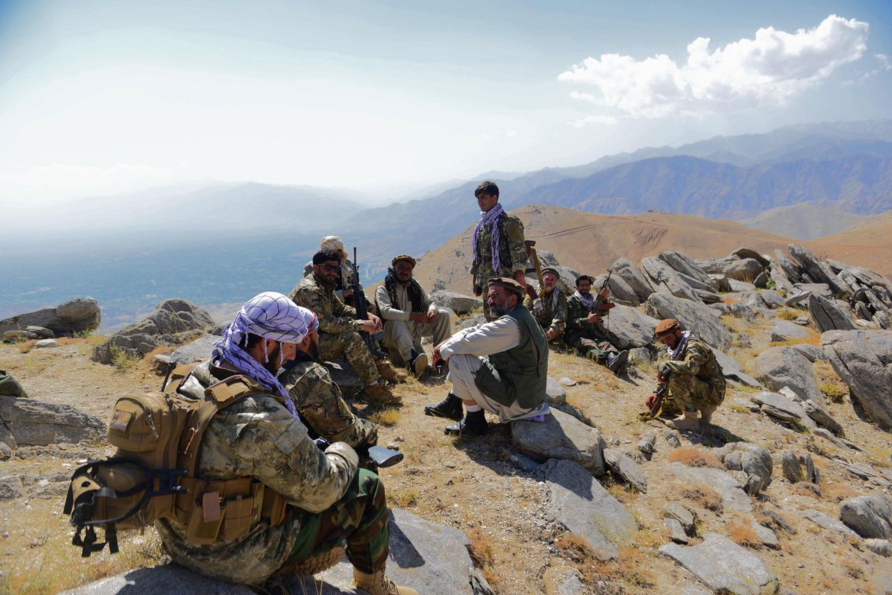De verzetsbeweging voeren een strijd met de Taliban.