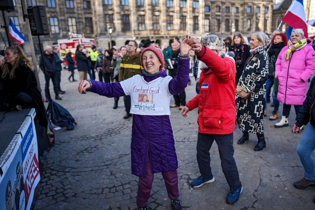 Samen voor Nederland houdt in 2023 een demonstratie tegen digitaal geld. 
